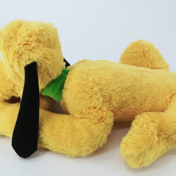 Disney Parks Pluto Stuffed Animal 14.5" Walt Disney Dog Puppy Collar Tongue Out - Picture 8 of 12